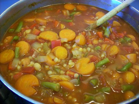 Moroccan Inspired Vegetable Soup