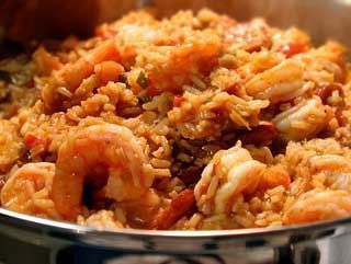 Peppered Chicken and Shrimp Jambalaya