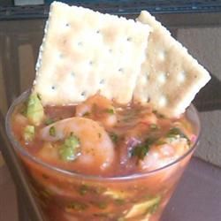 Mexican Shrimp Cocktail Soup