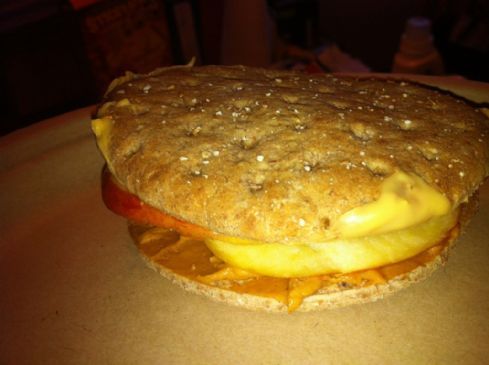 Peanut Butter, Apple & Cheddar Sandwich