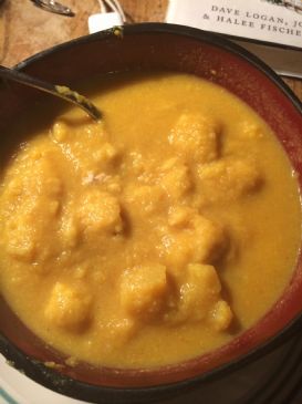 Curried cauliflower soup