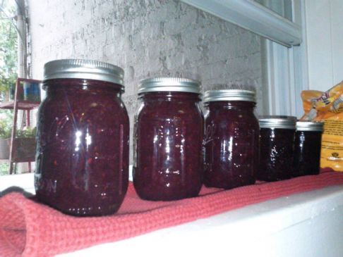 Homemade Blueberry Jam - Low Sugar