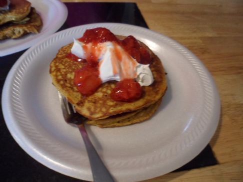 flax pumpkin pancakes