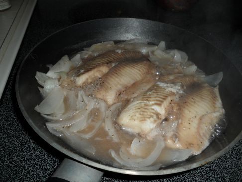 Baked Tilapia w/ White Wine