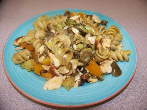 Wholewheat Pasta with veggies 