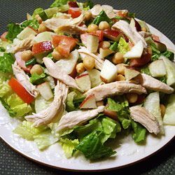 Chopped Chicken Salad with Apples & Walnuts