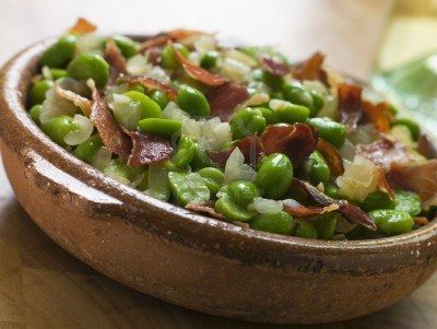 Broad Beans and Ham