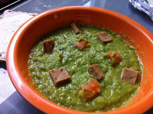 Super Springy Vegan Green Soup