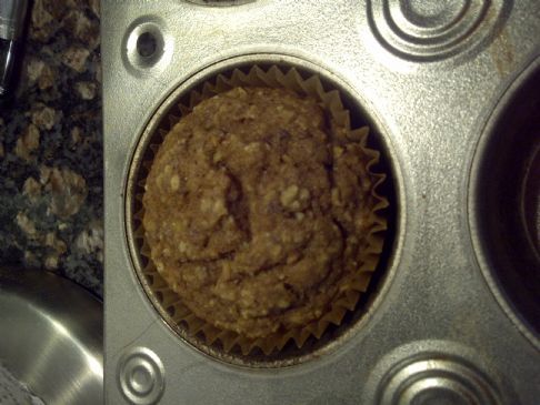 Oatmeal Banana Flax Muffins