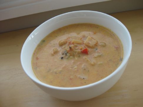 Curried Coconut and Chickpea Soup (October 2011)