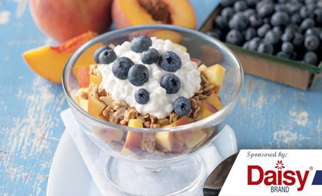 Peach Blueberry Parfaits from Daisy Brand