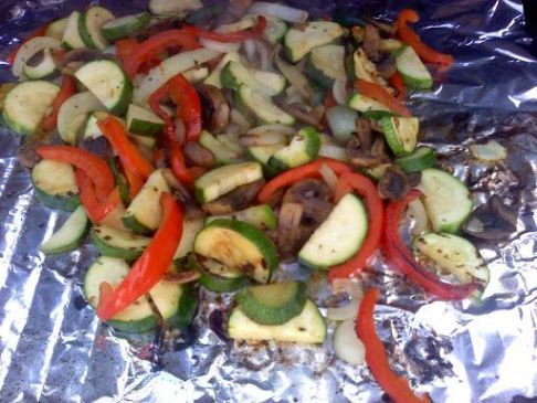 Grilled Veggie Wraps