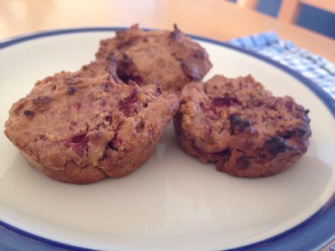 High Fibre Berry Mini Muffins