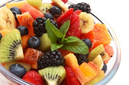 Summer Fresh Fruit Salad - Strawberry/Mango