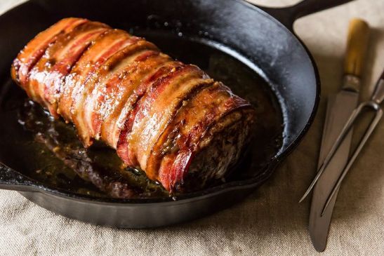 Bacon Wrapped Boneless Pork Loin