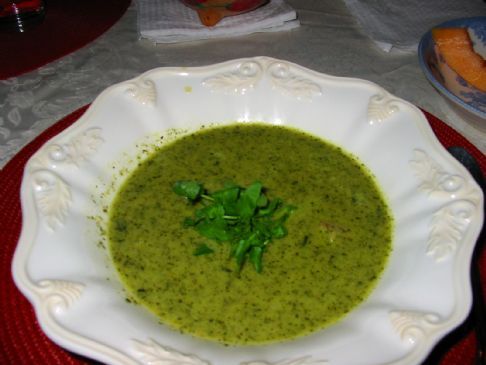 Paleo Watercress Soup 