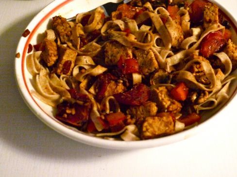 Tempeh Tomato Pasta