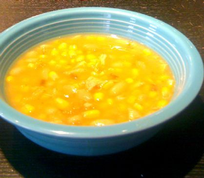 Summer Chicken, Corn and Bean Chili