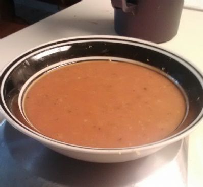 semi- homemade tomato bisque (not a vegan dish)