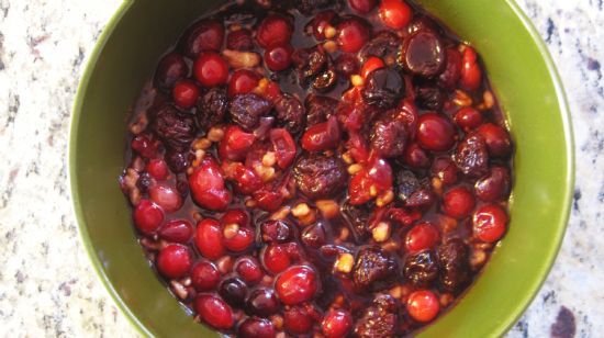 Cranberry, Cherry and Walnut Sauce