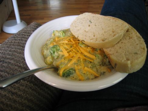 Healthy Broccoli Cheddar Soup