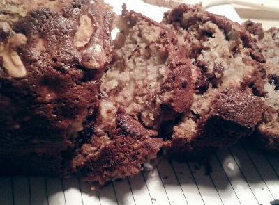 Gluten Free Sugar Free Banana Walnut Bread