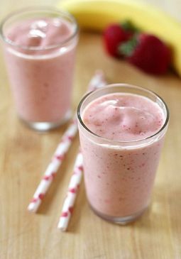 Strawberry Banana Oatmeal Smoothie