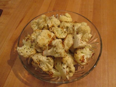 Herb Parmesan Roasted Cauliflower
