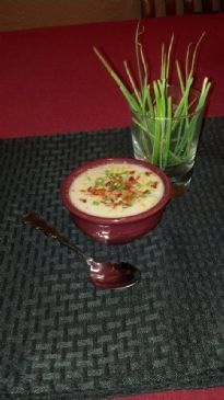 Bacon Cheese Cauliflower Soup