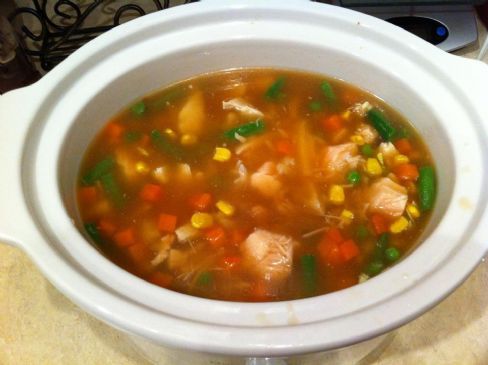 Chicken & Rice with Vegetable Soup