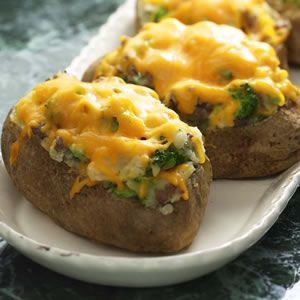 Garden Stuffed Potatoes 