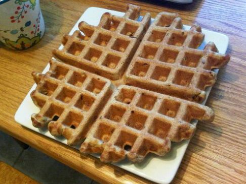 Whole Wheat Applesauce Waffle Cheat