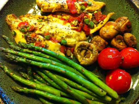 Tilapia Grill with Veggies