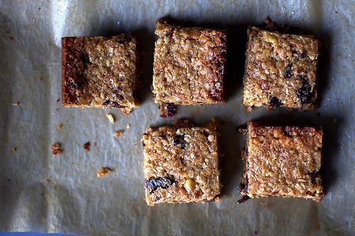 Thick, chewy granola bars