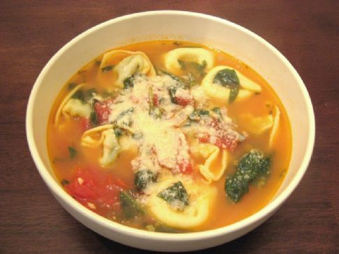 Tortellini Soup (By The Well-Fed Newlyweds)