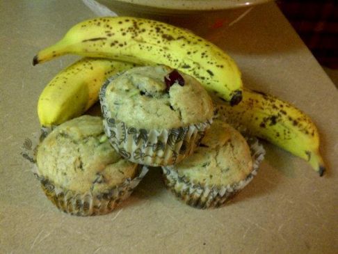 Zucchini Banana muffins