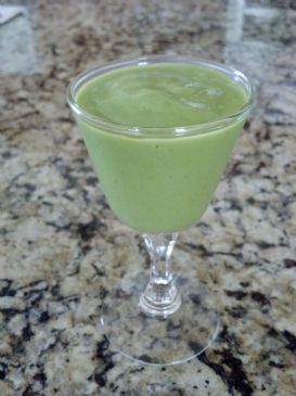 Green Smoothie (spinach, avocado, banana) 