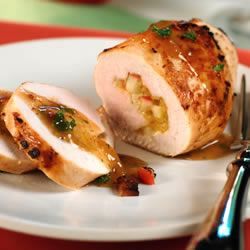 Apple & Brie stuffed Chicken Breast