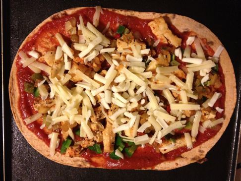 Jim and Angel's Chicken Flat Bread Pizza