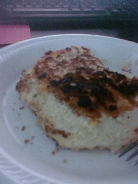 My ranch and cheese potato pancake