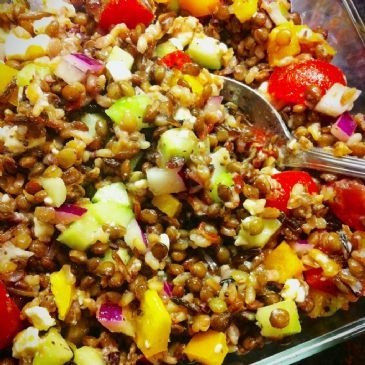 Lentil & Rice Salad