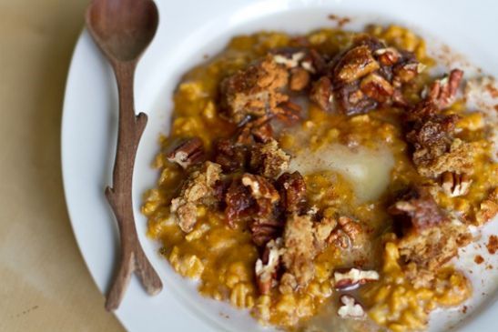 Comforting Pumpkin Pie Oatmeal