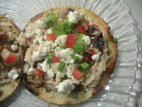 Tuna-Bean Tostada