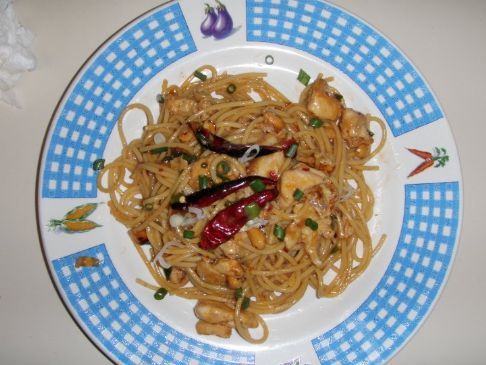 Vi Nguyen- Cali Pizza Kitchen Kung Pao Spaghetti