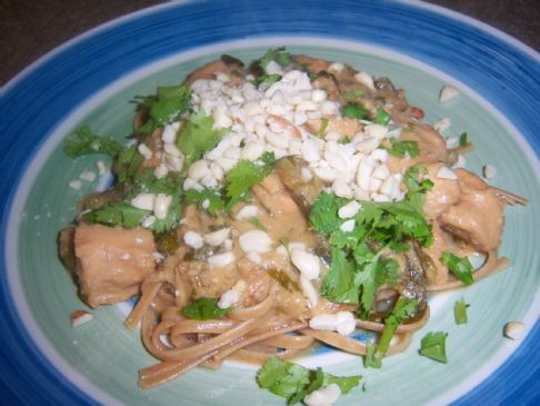 Slow Cooker Thai Peanut Chicken