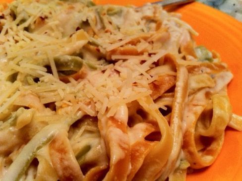 Low-Fat Fettuccine Alfredo