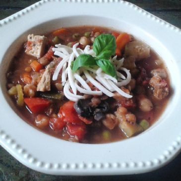 Italian Chick'n-Lentil Soup