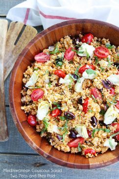 Chilled Mediterranean Couscous Salad