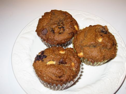 Blackberry White/Dark Choc. muffins