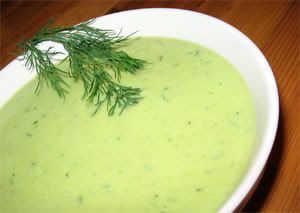 Raw Creamy Zucchini Soup